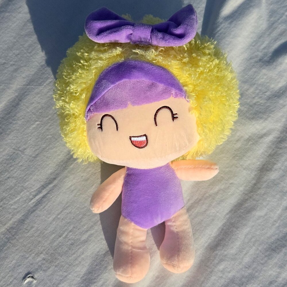 Plush Baby Girl 10" Swimmer Kawaii Summer Cute Happy Smiling Pastel Kid
